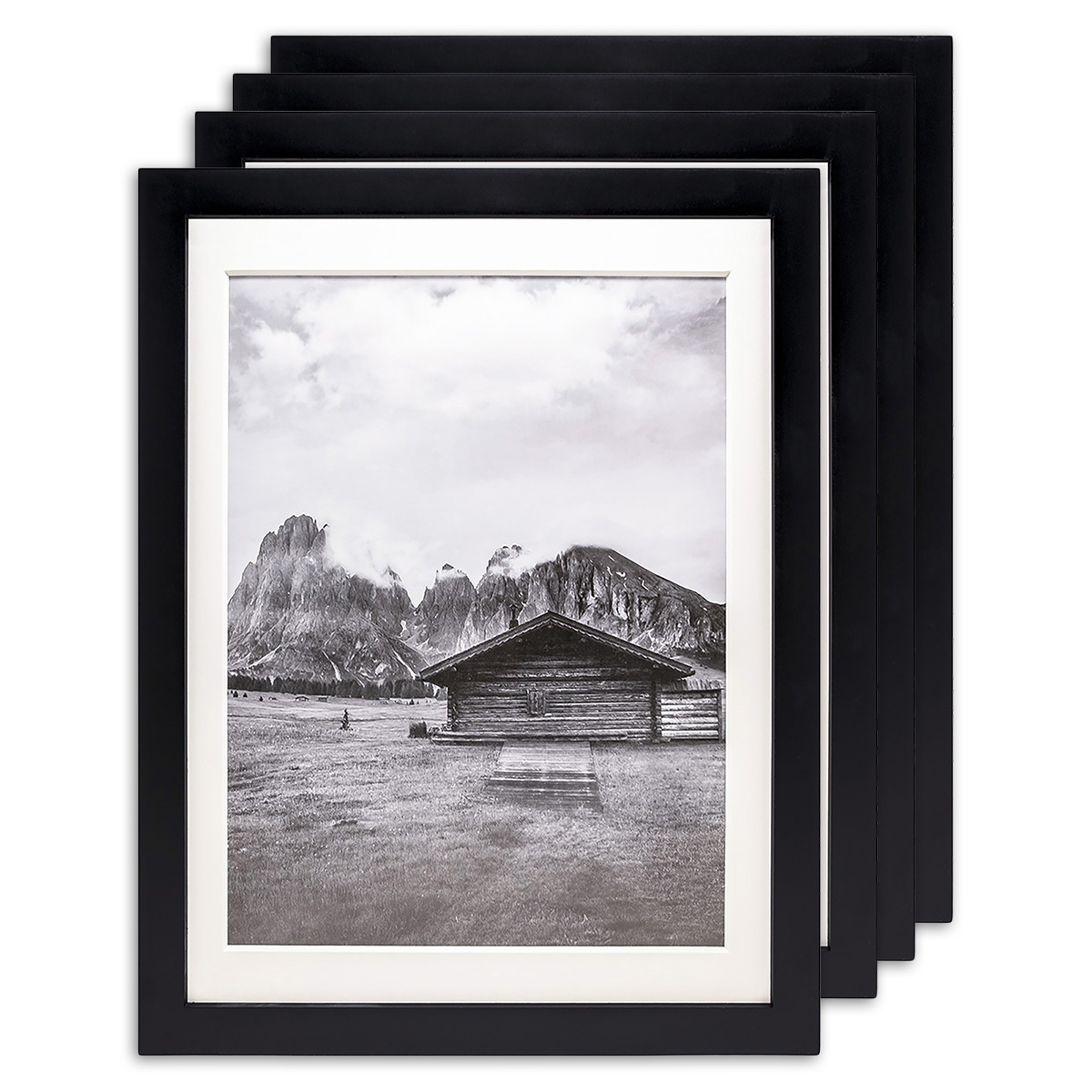 The Display Guys Square Profile Picture Frame Square Picture Frame 10" x 13" Wooden