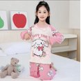 thumbnail image 1 of Pijamas Kawaii Sanrio Hello Kitty Cinnamoroll Kuromi para niños y niñas, ropa de dormir de Anime, traje de Casa de dibujos animados, regalos de primavera y verano, 1 of 4