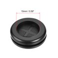 thumbnail image 3 of Unique Bargains Bracelet en Caoutchouc Rond Double Face Dia 20 mm pour Protection de Fil 20 Pack, 3 of 5