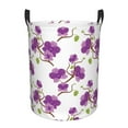 thumbnail image 1 of Fotbe Orchids Flowers Cesto de Ropa con Asas, Cesto Impermeable de Gran Capacidad, Bolsa de Lavado para Dormitorio, Cesto de Ropa con Ruedas y Asas-Medium, 1 of 6