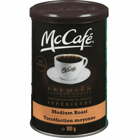 McCafe Premium Instant Coffee, Medium Roast, 100g/3.5 oz