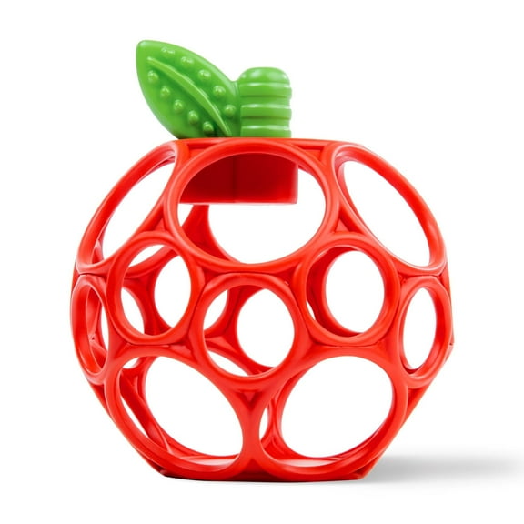 Bright Starts Oball Hold My Own Apple Teether Toy, Unisex, Newborn