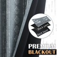 thumbnail image 4 of Cortinas blackout Boho JINCHAN 95% opacas 160x160 cm Blanco/Gris x2, 4 of 8