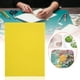 thumbnail image 3 of Sello de goma de gelatina Bling Bling bloque de tallado fino doble capa color amarillo y blanco, 3 of 7