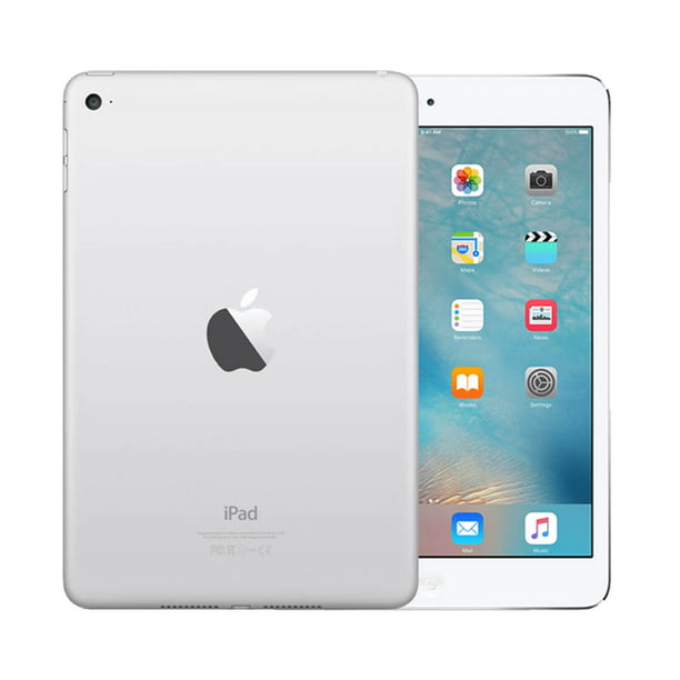Restored Apple iPad Mini 4 128GB Wi-Fi Silver (Refurbished