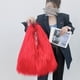 thumbnail image 4 of Bolso Mano Piel Sintética para Mujer Bolso para Axila Bolso Informal para (rojo), 4 of 8