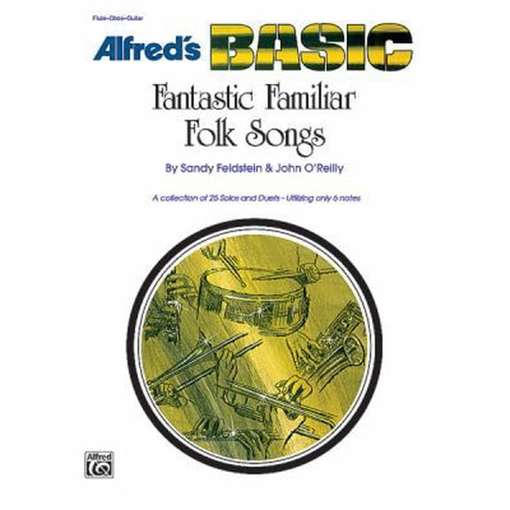 Pre-Owned Fantastic Familiar Folk Songs for Flute, Oboe, and Guitar (Paperback) 0739007505 9780739007501