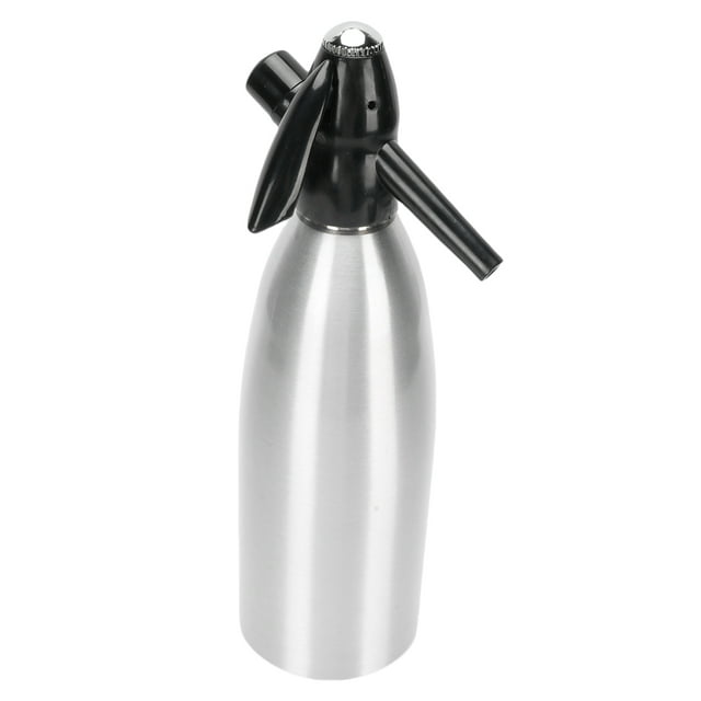 Sparkling Water Maker, Compact Soda Siphon Versatile 1L for Home Outdoor Use