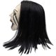 thumbnail image 3 of Horror Crying Woman Mask with Wigs, Latex Creepy Scary Evil Female Ghost Devil Full Head Mask Halloween Cosplay Props, 3 of 5