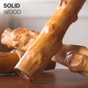 Sopapets 40.2''H Cat Tree Tower Natural Wood Aesthetic Scratching Board&Posts 1 Condo For Large Cats, Brown