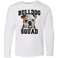 thumbnail image 3 of Inktastic Dog Bulldog Squad Long Sleeve Youth T-Shirt, 3 of 5