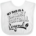 thumbnail image 3 of Inktastic My Dad is a Fantasy Football Legend Boys or Girls Baby Bib, 3 of 4
