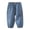 Blue, variant on Girls Long Harem Pants Soft Baggy Trousers Bloomers Yellow