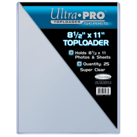 Ultra Pro 7442781433 Top Loader - 8-1/2 X 11 (25 Per