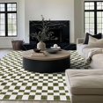 thumbnail image 1 of Alfombra EVERGRACE a cuadros, 305 x 244 cm, suave lana sintética, 1 of 8