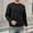Black, variant on Bcfgryg Mens Pullover Sweatshirts Crewneck Long Sleeve Tops Solid Color Loose Fit Sweatshirt,Black L