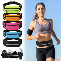 Nsxcdh Running Waist Pack with Water Bottle Holder Waterproof & Shockproof Fitness Phone Belt Bag Outdoor Cycling & Jogging Gear Birthday Gift