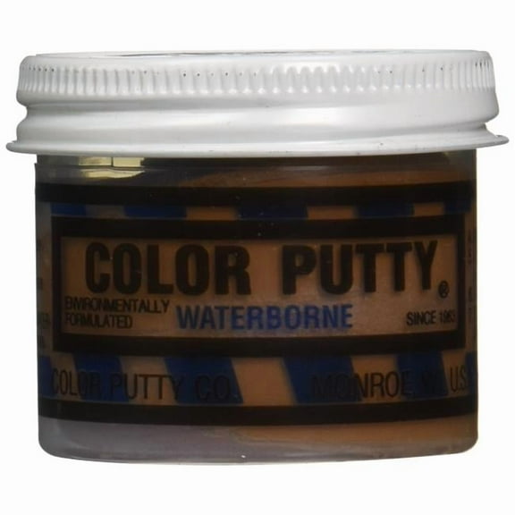 Color Putty  Water-Based Formula Color-Transmitted Putty, Teakwood - 3.68 oz