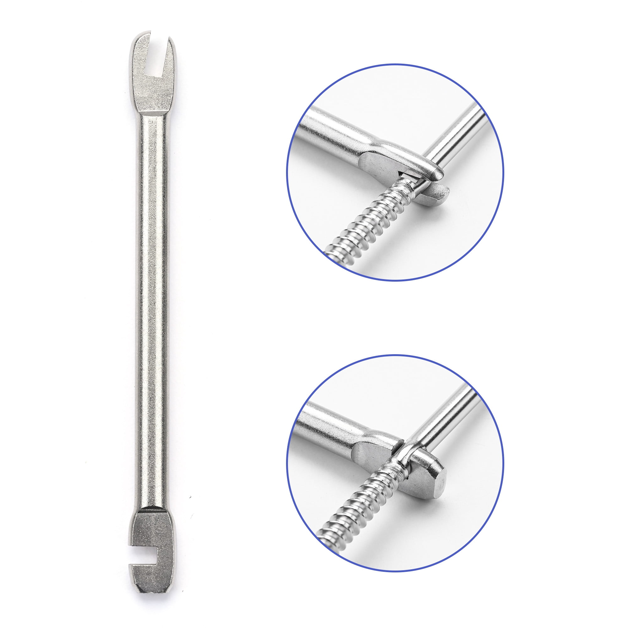 Yescom T316 Stainless Steel Cable Railing Hardware Right&Left Handed Thread Swage Lag Screws for Wood Posts - 60 pack