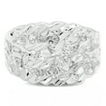 thumbnail image 3 of Rhodium Plated Nugget Ring, Size 11, 3 of 7