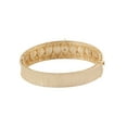 thumbnail image 3 of 2 TCW Solid 18 Kt Yellow Gold SI Clarity HI Color Diamond Marquise Flower Bangle/Bracelet, 3 of 3