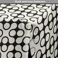 thumbnail image 4 of Abstract Dog Crate Cover, Modern Rounded Squares Illustration Symmetric and Monochrome Design, Easy to Use Pet Kennel Cover Small Dogs Puppies Kittens, 7 Sizes, Dark Grey and Eggshell, by Ambesonne, 4 of 6