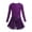 Dark Purple, variant on 2Pcs Girls Ballet Dance Outfits Long Sleeve Gymnastics Leotard with Chiffon Tied Skirt Set Dark Purple XS