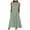 Green, variant on Odeerbi Summer 2025 Casual Dresses for Women Print Beach Holiday Dress Round Neck Big Swing Pocket Maxi Dress Orange