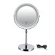 thumbnail image 2 of 10X Magnifying Lighted Makeup Mirror, 8 Inch Two Sided White Daylight LED Shadow Free LED Vanity Mirror, Battery and USB Cable Operated, 2 of 6