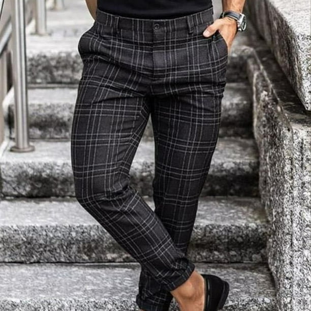 Bitto Properties Jeans Carrot Fit Uomo Pantalones Casuales