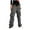 Gray., variant on Akafmk Womens Cargo Pants,Hiking Pants for Outdoor,High Waist Wide Leg Pants Solid Color Long Trousers Outdoor Lightweight Baggy Relaxed Fitting Travel Work Trousers with Pockets