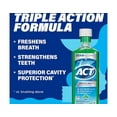 ACT AntiCavity Mint Flavor Mouthwash, Fluoride Rinse For Cavity Protection & Prevention, 18 oz