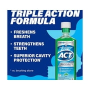 3 Pack - ACT Anticavity Fluoride Rinse Mint 18 oz Each