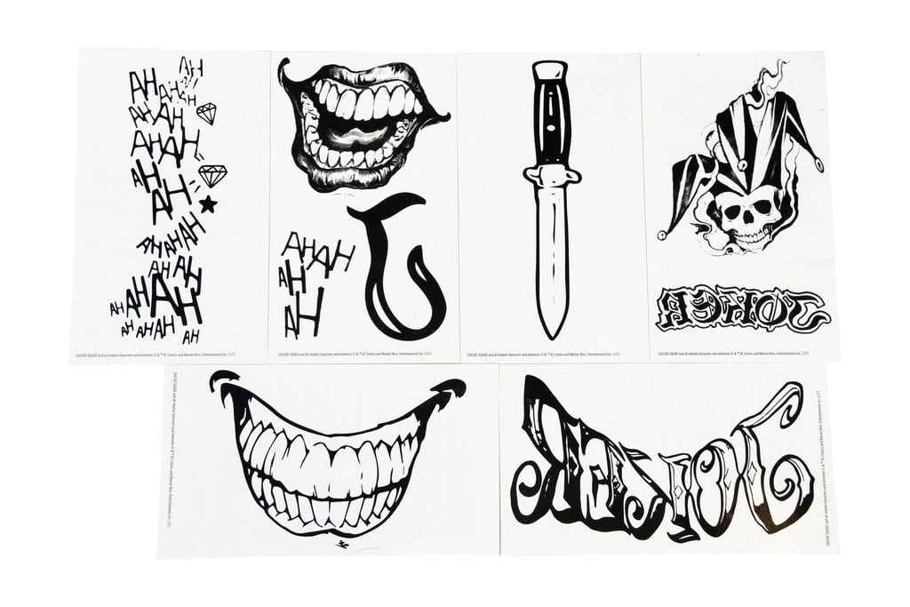 1. Joker Suicide Squad Tattoo Design Ideas - wide 4