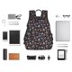 thumbnail image 4 of Balery Colorful Mushrooms in Doodle Style Mochila Ligera para Hombres y Mujeres – Resistente y Impermeable, Ideal para la Escuela, el Trabajo, los Viajes y el Uso Diario, 4 of 7