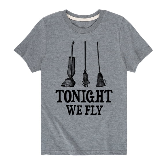 Hocus Pocus - Tonight We Fly - Youth Short Sleeve Graphic T-Shirt