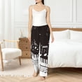 thumbnail image 4 of Disketp Piano Keys With Musical Notes for Women's Pajama Pants - Ultra Soft Fleece Sleep and Lounge Pants (Size: S-3XL)-Medium, 4 of 6