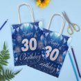 thumbnail image 7 of YAHAFEPY 20Pcs 30th Happy Birthday Party Bags, Party Favor Bags,Birthday Party Decorations, With Handles Favor Bags Candy Gift Bags for Adults BoyorGirls Birthday Party, 7 of 7