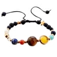 thumbnail image 2 of Fiudx Pulsera Galaxia, Cuentas Inspiradas And Sistema Solar, Joyería de Piedra And Tema de Ocho Planetas, Accesorio Informal Formal, Moda para Mujer y Hombre, Artesanía Hecha a Mano, El Color Puede V, 2 of 7