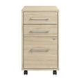 thumbnail image 2 of Hustle 3 Drawer Mobile File Cabinet in Natural Elm - Engineered Wood, 2 of 7