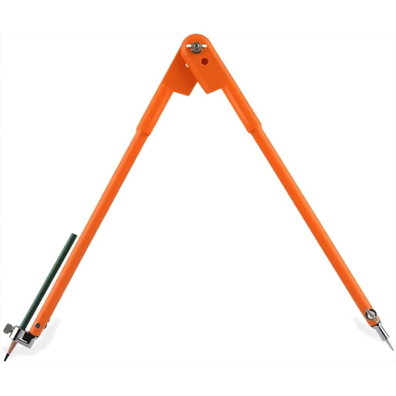 RVKXHD Professional Woodworking Compass Pencil Marking Compass Circle Maker Scriber Compass for Geometry (Large)