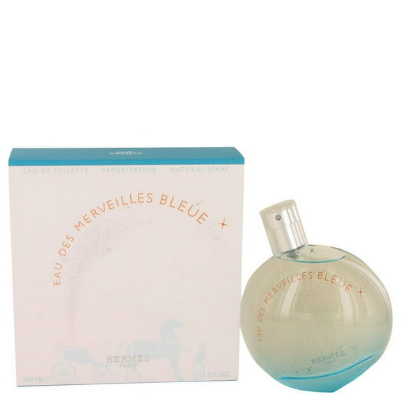 Eau des Merveilles Bleue by Hermes Eau De Toilette Spray 3.4 oz for Female