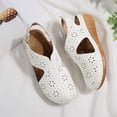 thumbnail image 6 of YOUYEDIAN Orthopedic Shoes for Women 2026 Wide Slip on Non Slip Mesh Sneakers Summer Casual Lightweight Closed Toe Arch Support Shoes (White), 6 of 9