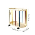 thumbnail image 6 of Upgraded Fitness Equipment Yoga Mat Storage Basket Laundry Basket Large Capacity Household Bathroom Laundry Bin Portable Storage Rack H, 6 of 6