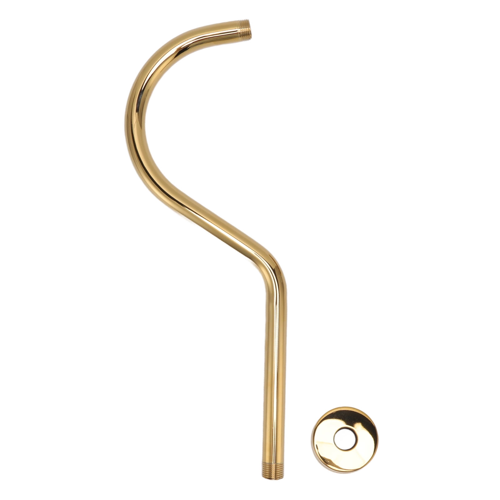 HElectQRIN Shower Head Extension Tube,Shower Head Pipe,NPT Shower Head Extension Arm Brushed