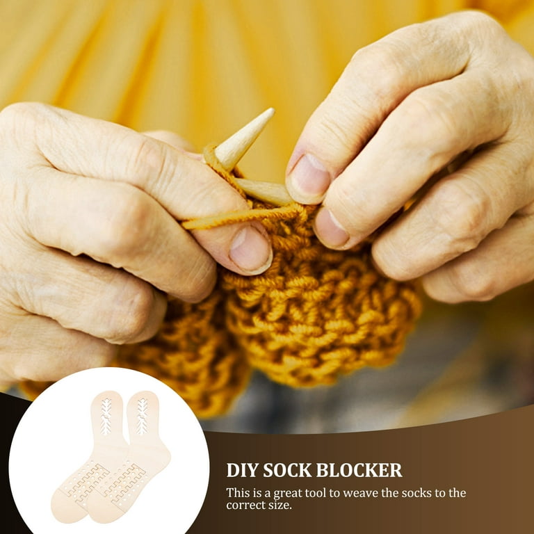 4 Pcs Knitted Socks Model Models Wood Knitting Sock Holders Sock Blockers Hand Knit Sock Form, Size: 33.00X19.50X0.20CM, Other