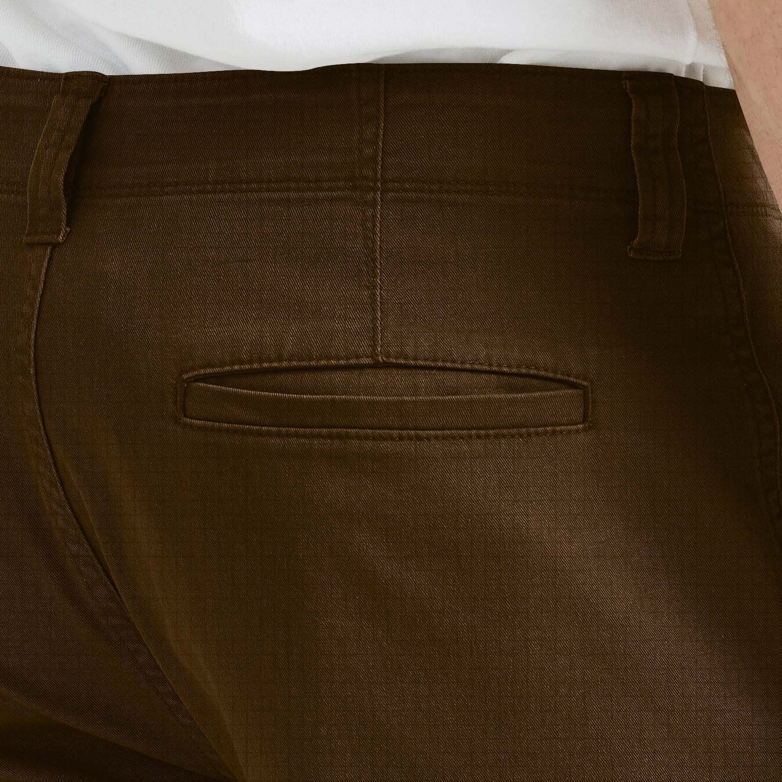 IYTR Men's Classic Cargo Stretch Short Pants Casual Solid Color Cargo Shorts Summer Outdoor Hiking Short Pants with Pockets (Coffee,XXL)