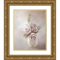 thumbnail image 1 of Murdock, Ramona 12x14 Gold Ornate Wood Framed with Double Matting Museum Art Print Titled - Mauve Bouquet I, 1 of 4