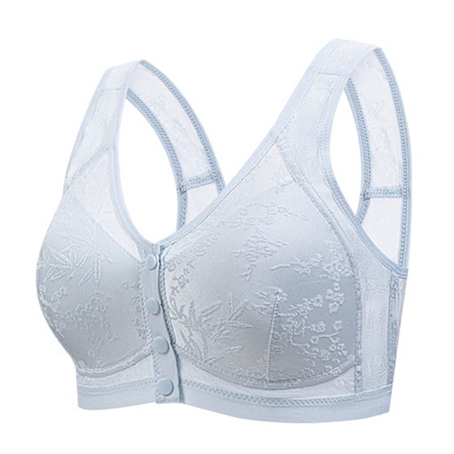 Breathable Underwear for Women Large Size Thin Non Rim Wireless Bra Daily Wear Polyester Hand Wash 1Pc