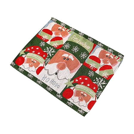

Christmas Decorations Throw Pillows 2020 Christmas Placemat Family Table Atmosphere Arrangement Supplies Decorations